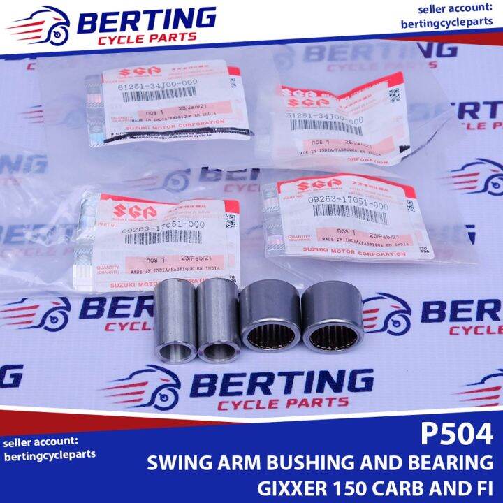 Suzuki SGP Swing Arm Bushing and Bearing for Gixxer 150 Carb and FI