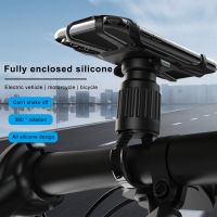 Cycling Phone Stand Magnetic Car Mobile Support Bracket Adjustable Shockproof Bike Motorcycle Phone Holder for iPhone 14