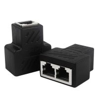 【CW】 Ethernet Cable Extender Splitter for Internet Connection Cat5 RJ45 Coupler Contact Plug