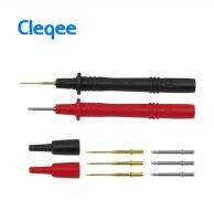 Cleqee P8001 P8003ชุด2ชิ้นเข็มทองเปลี่ยนได้ Probe Multimeter หลายแบบปากกาทดสอบ1ชิ้น