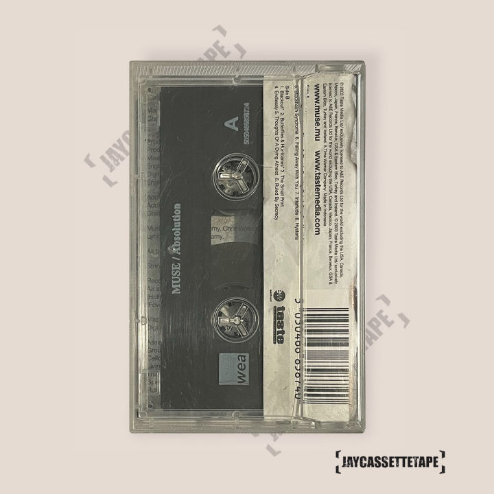 เทปเพลง-เทปคาสเซ็ท-cassette-tape-muse-อัลบั้ม-absolution