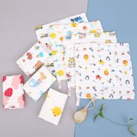 hotx 【cw】 Kangobaby  My Soft Life  4pcs Pack Fashion 6 Layers Muslin Cotton Newborn Face Baby Infant Bib 30x30cm