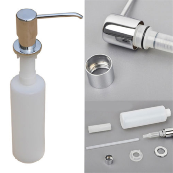 300ml-soap-dispenser-head-abs-bottle-300ml-kitchen-sink-liquid-detergent-shampoo-brushed-nickel-popular-fashion