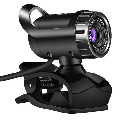 【☸2023 New☸】 jhwvulk A1กล้องเว็บแคมยุค Usb Webcam เว็บแคมความคมชัดสูงกล้องเว็บแคม360องศาคลิปออนสำหรับ Youtube คอมพิวเตอร์พีซีแล็ปท็อปกล้องสีดำ