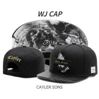 【WJ】cayler SONS ฮิปฮอปยุโรปและอเมริกา,ฮิปฮอปย้อนยุคหมวกเบสบอลหมวกตกปลาลำลองหมวกแบน