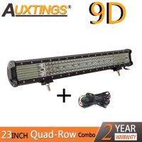 Auxtings 23inch 570w 23 quad rows movable bracket Led work light high power 9D LED light bar offroad 4x4 car light 12V 24V