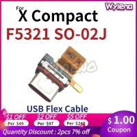 Wyieno สําหรับ Sony Xperia X Compact F5321 SO-02J XC USB Dock พอร์ตชาร์จปลั๊กชาร์จเชื่อมต่อ Flex Cable Board