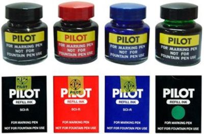 หมึกเติมปากกาเคมี PILOT SCI-R 30มล. มี4สี นง แดง ดำ เขียว