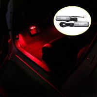 ♛✿□ 2PCS Car Light LED Interior Atmosphere Light Decoration Lamp Ambient Foot Light for Honda Civic 10Th 2018-2020 Red