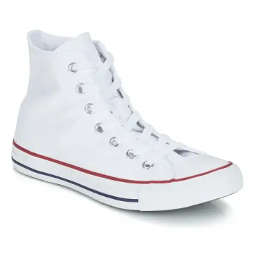 White converse high sale tops all white