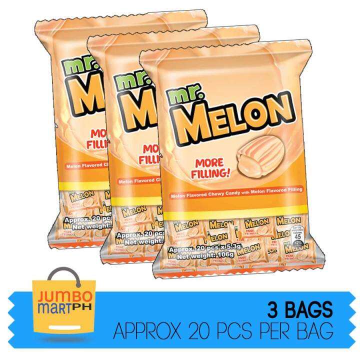 MR. MELON CHEWY CANDY 106G (APPROX 20 PCS) / SET OF 3 | Lazada PH