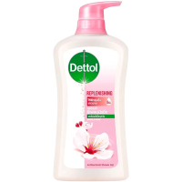 LeeMart เจลอาบน้ำ เดทตอล Dettol 450ML ครีมอาบน้ำ สบู่เหลว อาบสะอาด รุ่น เดทตอล สีชมพู รีเพลนนิชชิ่ง ขนาด 450 มล.