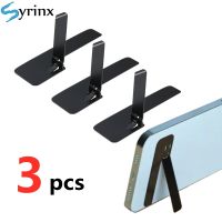 3 in 1 Ultra-Thin Metal Folding Phone Holder Alloy Invisible Back Stick Phone Desktop Holder Portable Mobile Support Phone Stand Selfie Sticks