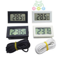 Digital Thermometer Mini LCD Display Meter Refrigerator Fridge Coolers Chillers Aquarium 1/2/3/5M Length Probe