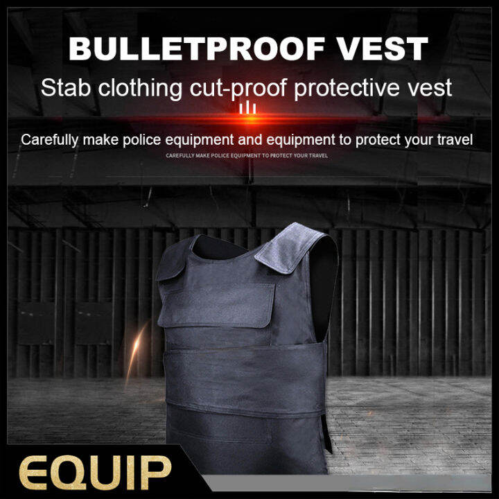 EQUIP Tactical Vest NIJ IIIA PE Kevlar Armored Bulletproof Body Armor