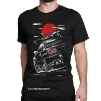 Men T-Shirts Skyline GTR 34 Haruna Jdm Sportcar Vintage Premium Cotton Tee Shirt Japanese Fast Car Tops T Shirts Clothes