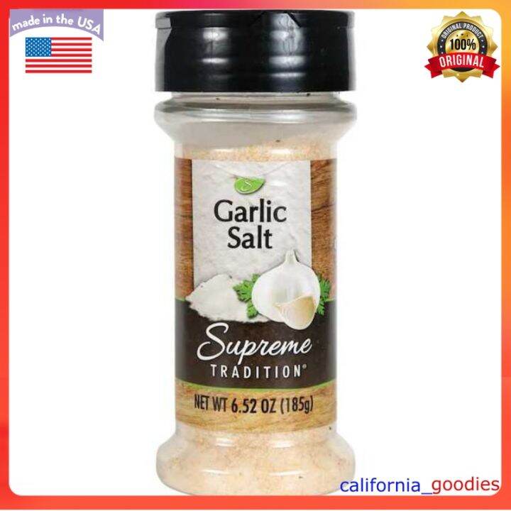 Supreme Tradition Garlic Salt Gourmet Seasoning for Flavorful Delights