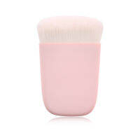 Bbl 1 Multi-Function แปรงแต่งหน้าแบบพกพาสีชมพูสีม่วง Liquid Foundation Loose Powder Blush Brush Professional Tool