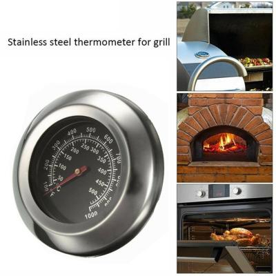 50~500 Degree Celsius Stainless Steel Barbecue BBQ R1X9 Thermometer Household Gauge Oven S0N5