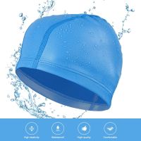 【CW】 2pcs Caps 59-60cm High-elasticity Ergonomic Design Bathing Hats Long/short Hair Men kids