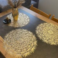 【CW】◙  1PCS Placemat for Dining Table Hollow Coaster Bowl