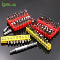 【CW】 Binoax 33pcs Security Bit Set with Magnetic Extension Holder Tamper Star Screwdriver Bits Release