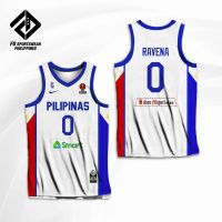 GILAS PILIPINAS FIBA 2022 WHITE FULL SUBLIMATED JERSEY