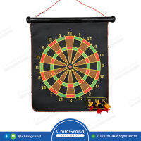 ChildGrand มาแข่งกัน ชุดปาเป้าหัวแม่เหล็กใหญ่ 17 นิ้ว Magnet  Dartboard #MAG-17