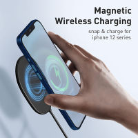 (ร้อน) Baseus 15W Magnetic Wireless Charger สำหรับ 12 Portable Wireless Charger สำหรับ 12 Mini Charging Fast Charging Pad