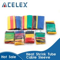 164pcs/Set Heat Shrink Tube termoretractil Polyolefin Shrinking Assorted Insulated Sleeving Tubing Wrap Wire Cable Sleeve Kit Electrical Circuitry Par