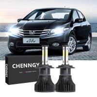 สำหรับ Honda City TMO 5ThGenyear 2008-2014-2Pc H4ไฟฉายคาดศีรษะ LED หลอดไฟหน้าสูงต่ำ Beam อุปกรณ์เสริม