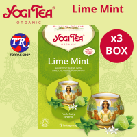 Yogi Tea Lime Mint 17 teabag ชาสมุนไพร มะนาว มินต์ 17 ซอง แพ็ค 3 กล่อง