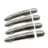 Door Handle Capture Cover Trim for Renault Espace IV 2003 2013 Abs Chrome Car Style Sticker Actuo Accessories &amp; 8 pcs Parts