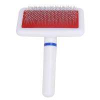 New Red Puppy Cat Hair Grooming Slicker Comb Gilling Brush Quick Clean Tool