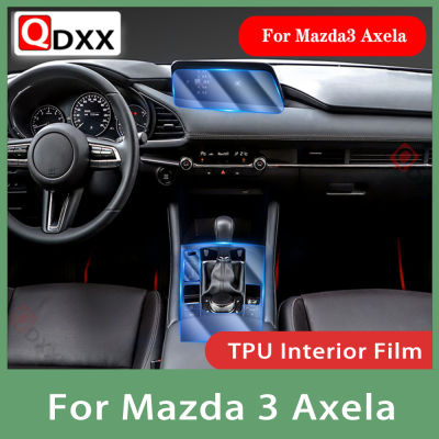 สำหรับ Mazda 3 Axela 2018-2022 2019ภายในรถคอนโซลกลางโปร่งใส TPU ป้องกันฟิล์ม Anti-Scratch Repair ฟิล์ม RHD