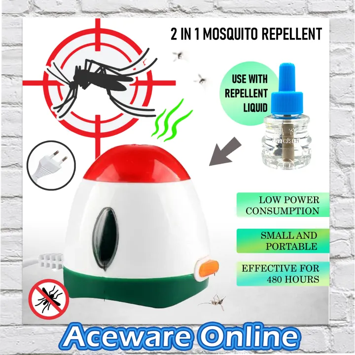 Mosquito Repellent Liquid Heater Electric 2 In 1 Insect Repellent Kill 