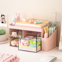 ❂ DFGR STORE Student storage Desktop drawer type Hand account sorting Childrens desk pen shelf