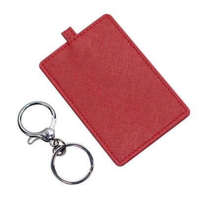 ✺ Keychain Holder Card Cover For Tesla Model 3 Y 2017-2022 2023 For Tesla PU Leather Keychain Bag Key Card Protector Cover