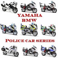 Maisto 1:18 BMW Yamaha รถจักรยานยนต์ตำรวจชุด Silvardo ต้นฉบับได้รับอนุญาตโมเดลมอเตอร์ไซค์อัลลอยจำลองรถของเล่น