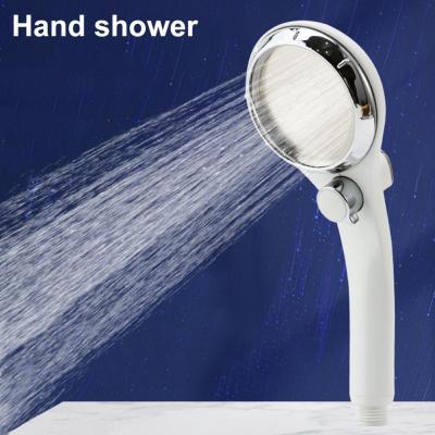 Useful Shower Spray ABS Shower Head Adjustable Powerful Water Flow Bathroom Pressurized Shower Spray Head Showerheads