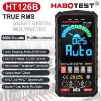 HABOTEST รุ่น HT126B True Rms Ac/Dc 600V 10A โวลต์มิเตอร์แอมมิเตอร์