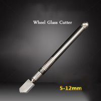 1pc 178mm Professional Oil Feed Glass Cutter Diamond Antislip Metal Handle Cutting Tools For Hand Tool Glass Cutting