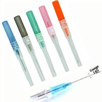 【CW】 2 Pieces Disposable Sterile Piercing Needles Navel Nipple Ear Surgical Catheter Needle