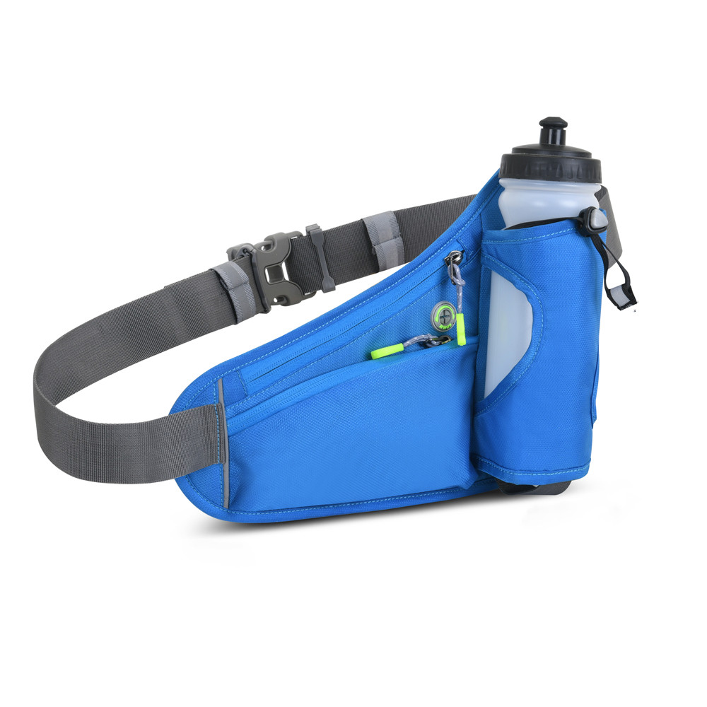 Running Belt Hydration Belt Waist Belt Waist Bag with One Water Bottle for Exercise Gym Fitness Cycling Hiking Suitable for Most of The Smartphones for Men and Women 