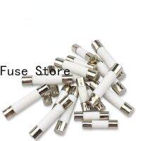 Special Offers 2PCS 5X20 Ceramic Fuse Tube 6*30Mm Seat 3/4/5/6.3/10/3.15/10/15A Ampere  250V