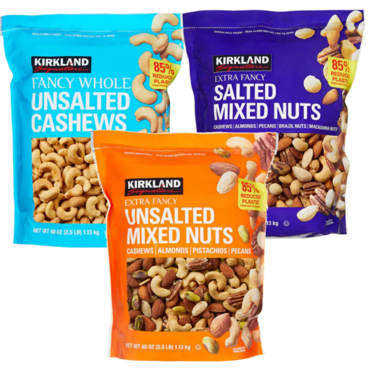 KIRKLAND Unsalted Mixed Nuts Snack 1.13kg (Renewed Packaging) Lazada
