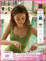 [Atlanticbeach Vacation Swimsuit] Deep U Sexy Beautiful Back Swimsuit Female Conservative Cover Belly Hot Spring Vacation