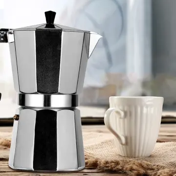 Espresso Stove Top Coffee Maker - Continental Moka Percolator Pot