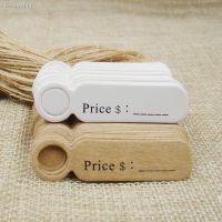 ✚⊙✠ 50pcs 100pcs Price Tag Handmade Hang Tag Paper Card Earrings Necklaces Thank You Display Cardboard Packaging for Jewelry 5x1.3cm