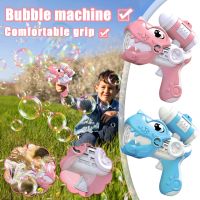 Cartoon Dinosaur Bubble Guns Kids Bubbles Toys LED Light Automatic Soap Water Bubble Maker Blower Leak-proof Bubbles Machine